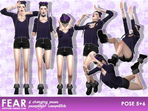 The Sims Resource Fear Pose Pack 7