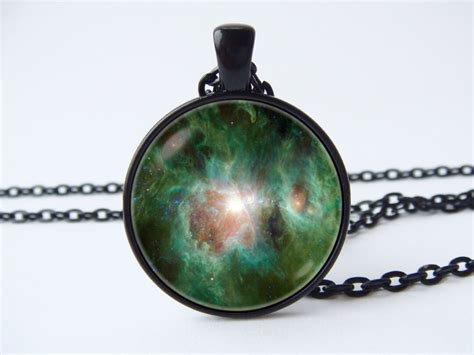Nebula Orion Necklace Galaxy Necklace Nebula Pendant Space Etsy