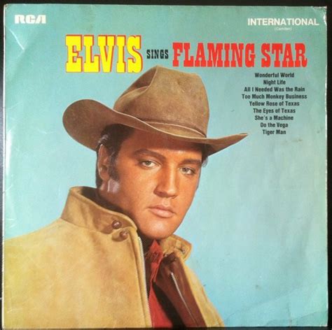 Elvis Presley Elvis Sings Flaming Star Rca Pressing Vinyl Discogs