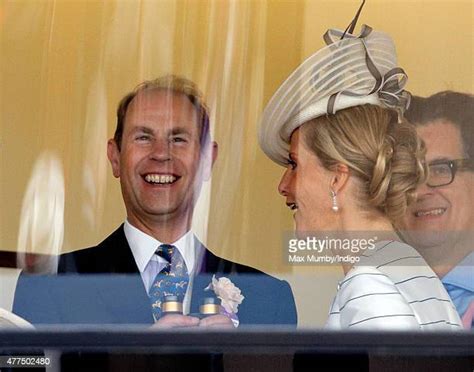 prince edward and sophie countess of wessex attend ascot races photos and premium high res