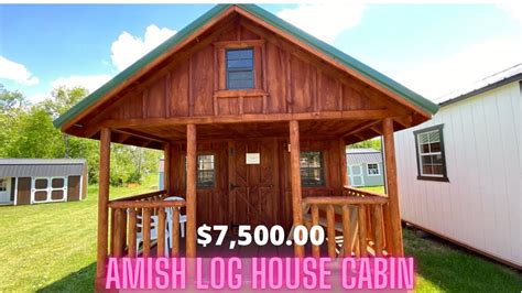 Amish Log Cabin And Old Hickory Customized Sheds In Comstock Wisconsin