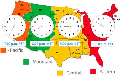 Time Zones And Time Differences 4th Grade Math Class Ace