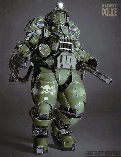 Tank Man Armor Concept Futuristic Armour Robots Concept