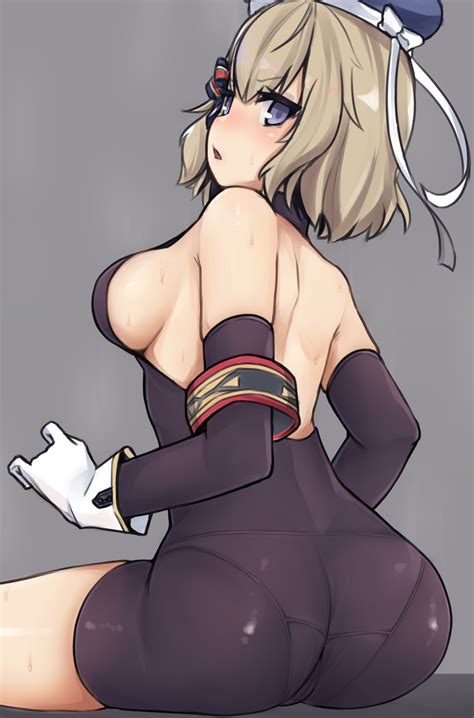 Rule 34 1girls Ass Azur Lane Big Ass Female Female Only Joosi Looking At Viewer Looking Back