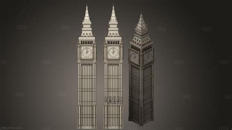 Big Ben 3d Stl Model For Cnc