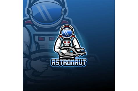 Galaxy Astronaut Esport Mascot Logo By Visink