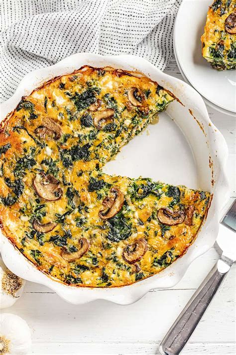 Easy Crustless Spinach Quiche Honey And Bumble Boutique