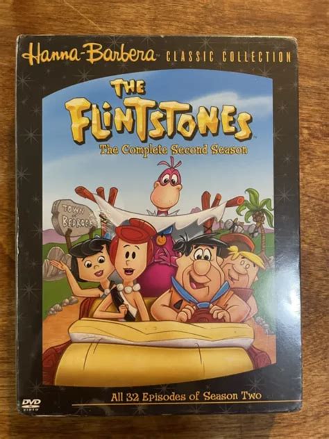 The Flintstones The Complete 2nd Season 4 Disc Dvd Box Set Hanna