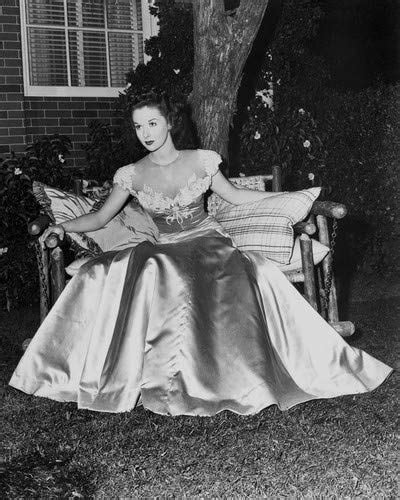 Susan Hayward Seated In Satin Gown Outside By Tree 16x20 Poster At Amazons Entertainment