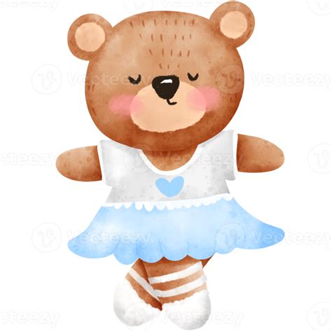 dancing bear watercolor 11908287 png