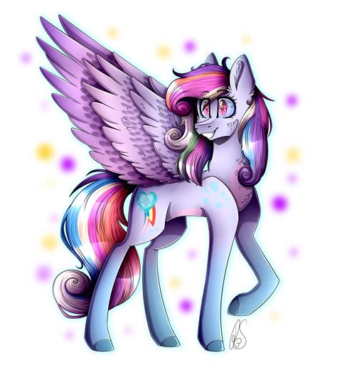 Princess Cadence And Rainbow Dash Fusion By Mlp Norica On Deviantart