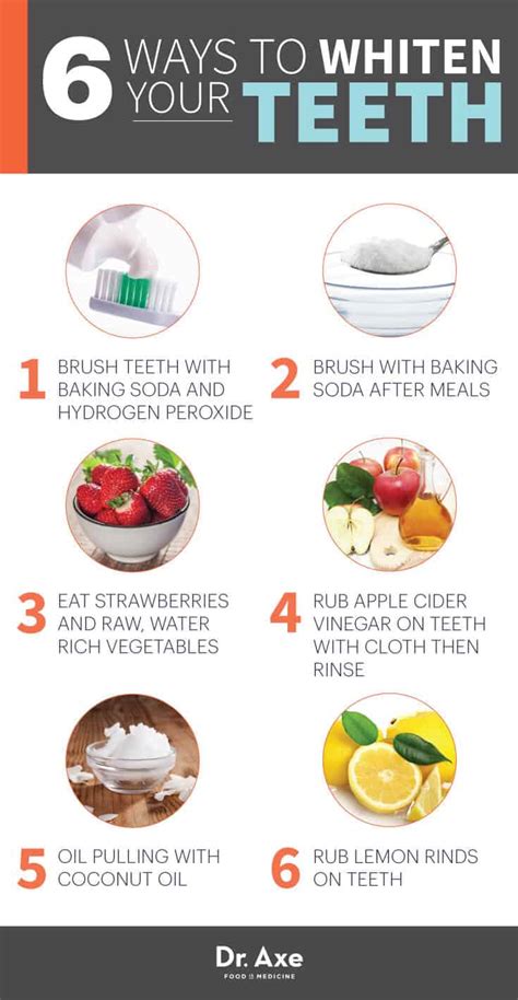 Health Tips 6 Ways To Whiten Your Teeth Naturally Dr Axe