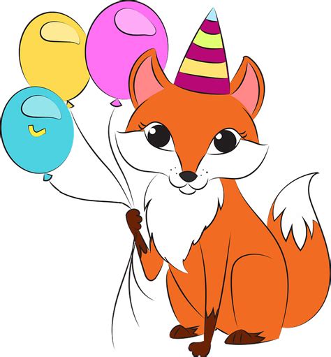 Foxs Birthday Clipart Free Download Transparent Png Creazilla