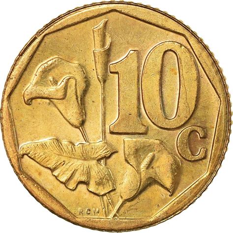 Ten Cents 2000 Old Coa Coin From South Africa Online Coin Club
