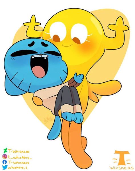 Gumball X Penny Tawog By T Whiskers On Deviantart The Amazing World