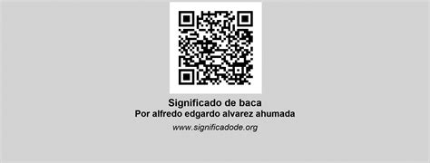 O Que Significa Baca