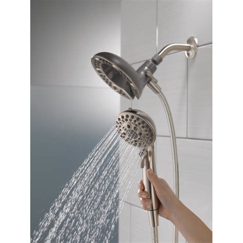 Delta Nura Stainless 1 Handle Shower Faucet With Valve In The Shower Faucets Department At
