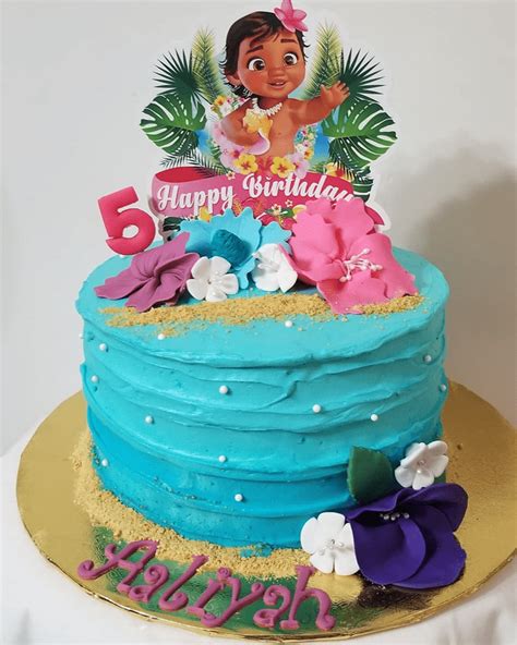 Moana Theme Cake Moana Theme Birthday 5th Birthday Cake Moana Themed Party Themed Birthday