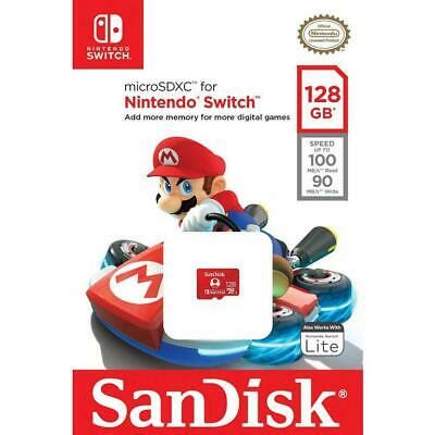 Nintendo switch lite supports a microsdxc card of up to 2tb in capacity. SanDisk 128 GB Micro SD XC Memory Card for Nintendo Switch Or Switch Lite 619659161293 | eBay