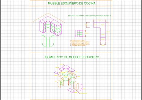 Mueble De Cocina En AutoCAD Descargar CAD 56 9 KB Bibliocad