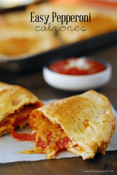 Easy Pepperoni Calzone Recipe Just A Pinch Recipes