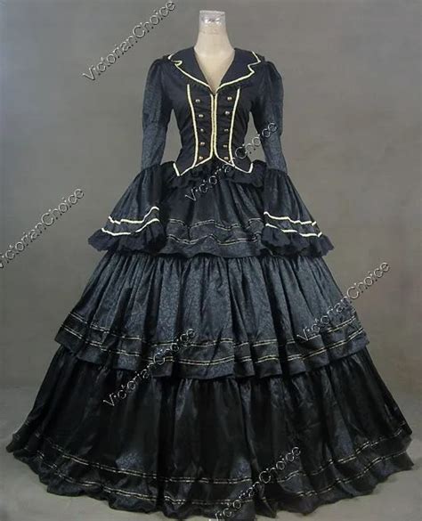 Period Dress Prom Theatre Reenactment Clothingcivil War Ball Gowns And