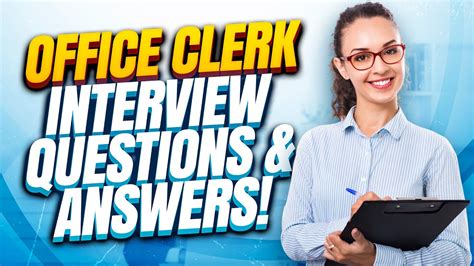 Office Clerk Interview Questions And Answers How To Pass An Office