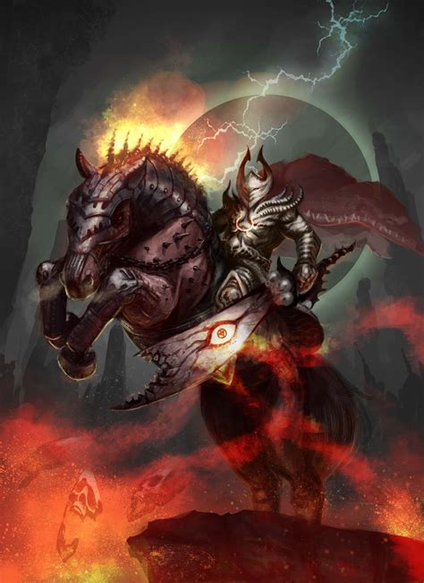 The Red Horseman Of The Apocalypse | Horsemen of the apocalypse, Four ...