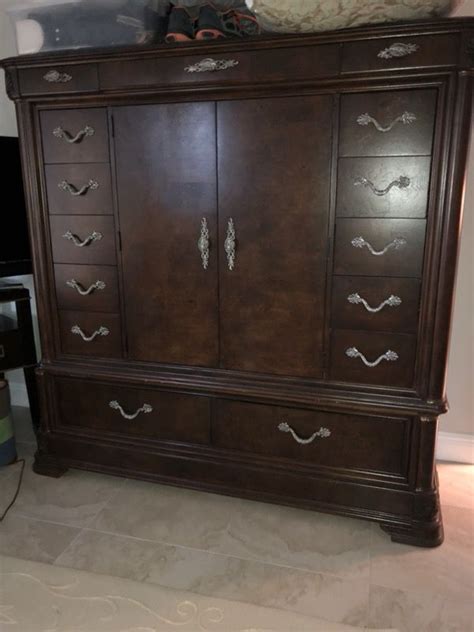 Kc842wh multipurpose cabinet size : American Drew TV Cabinet for Sale in Naples, FL | Cabinets ...