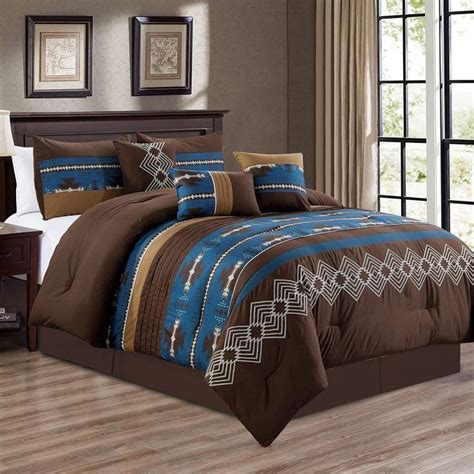 Southwestern Native American Design Comforter Set Western Home Decor