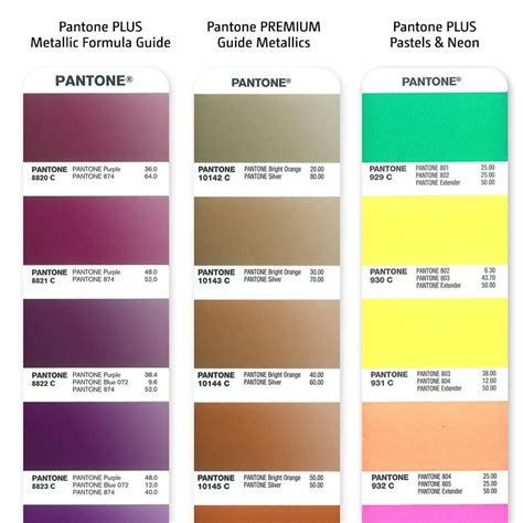Pantone Metallic Color Chart Pdf