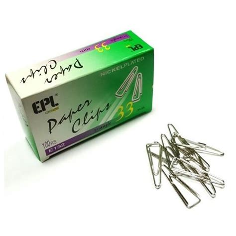 Buy Epl E132 Paper Clip 33mm Pkt100pc Online Aed225 From Bayzon