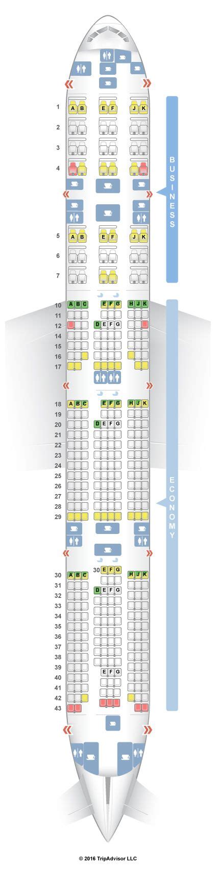 Seatguru Seat Map Qatar Airways Qatar Airways Seatguru Boeing 777