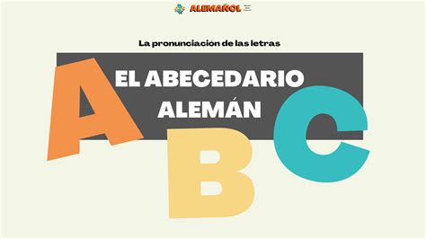 El Abecedario Alemán Y La Pronunciación De Las Letras Alemañol Con