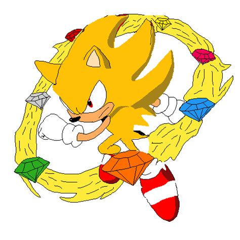 Pixilart Super Sonic By Sonic Gamer