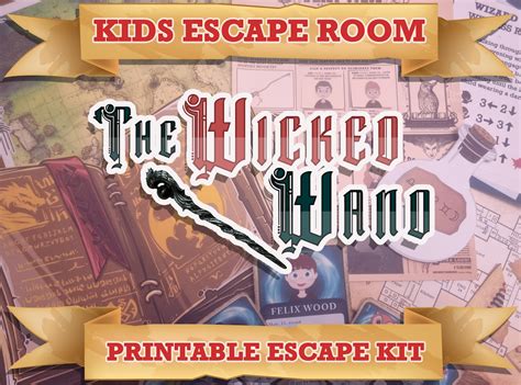 Kids Escape Room Kit Magic Escape Room For Kids Printable Escape Game