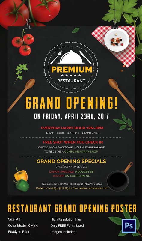 Grand Opening Flyer Template 34 Free Psd Ai Vector Eps Format