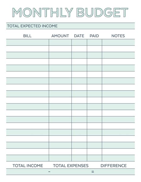 10 Budget Templates That Will Help You Stop Stressing