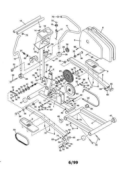 Weslo WLEL36070 elliptical machine parts | Sears PartsDirect