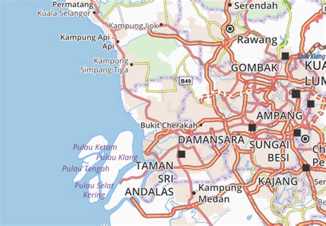 A great option if you're coming from or heading to kl sentral, klia and more. MICHELIN Klang map - ViaMichelin
