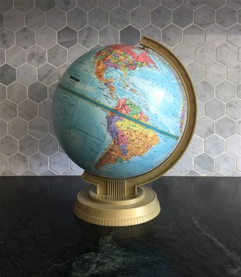 Vintage Globe Globes Replogle Globe World Scholar Series Globe Etsy