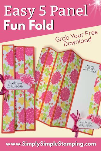 Slimline Fun Fold Card The Simple Tutorial You Dont Want To Miss
