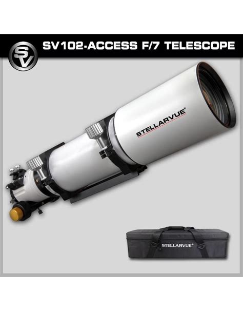 Stellarvue Sv102 Access F7 Super Ed Apo Refractor Telescope Camera