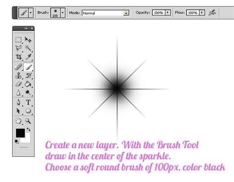 Create Sparkle Brushes In Photoshop