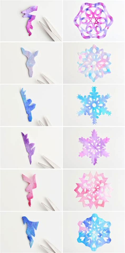 Coffee Filter Snowflakes Easy And Fun Craft For Kids