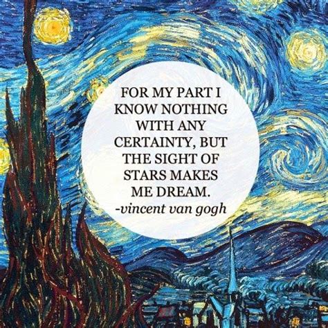Van Gogh Quotes About Stars Shanon Amador