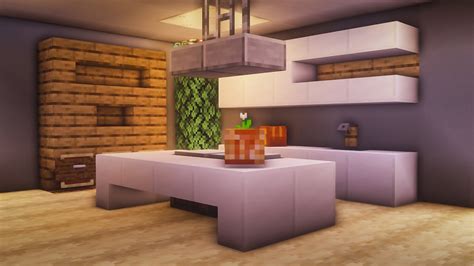 Minecraft: How to Build a Modern Working Kitchen - YouTube