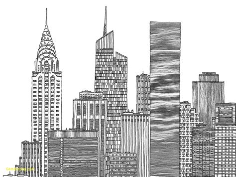 Nyc Skyline Line Drawing At Explore Collection Of