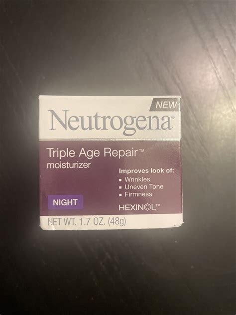 neutrogena triple age repair anti aging night face cream with vitamin 1 7oz 70501023730 ebay