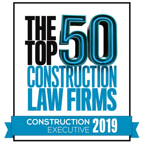 Cohen Seglias Ranked Eighth In Construction Executives The Top 50